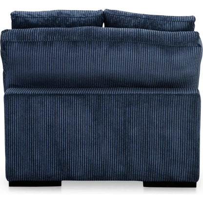 Plunge Performance Fabric Navy Blue Slipper Chair-Modular Components-Moe's Home-LOOMLAN
