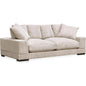 Plunge Performance Fabric and Plywood Brown Sofa - LOOMLAN - Moe's Home - Sofas & Loveseats