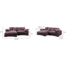 Plunge Reversible Chaise Sectional Grey - LOOMLAN - Moe's Home - Sectionals