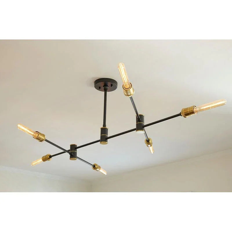 Pluton Modern Adjustable Rod Design Chandelier - LOOMLAN - Wildwood - Chandeliers