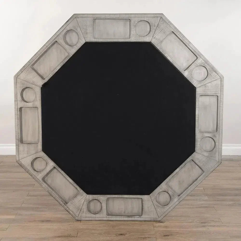 Poker Table Reversible Table Convertible to Dining Table-Game Tables-Sunny D-LOOMLAN