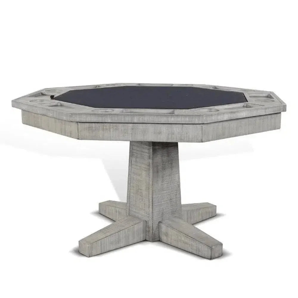 Poker Table Reversible Table Convertible to Dining Table-Game Tables-Sunny D-LOOMLAN