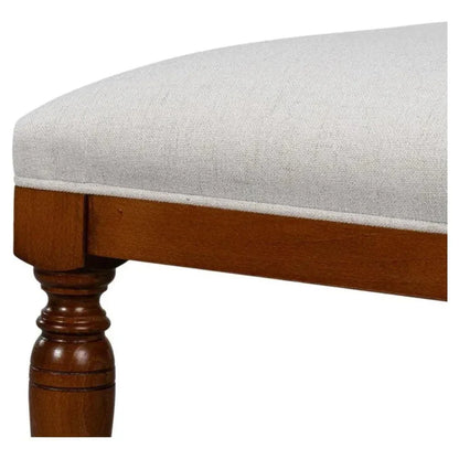 Polk Wood Brown Armless Side Chair 2PC - LOOMLAN - Sarreid - Accent Chairs