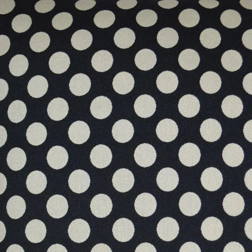 Polka Dots Black Throw Pillow With Insert - LOOMLAN - D.V. Kap - Throw Pillows