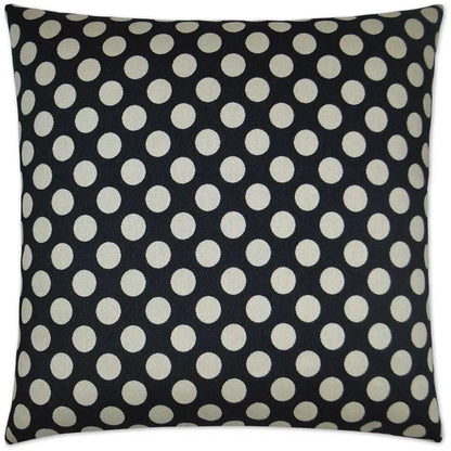 Polka Dots Black Throw Pillow With Insert - LOOMLAN - D.V. Kap - Throw Pillows
