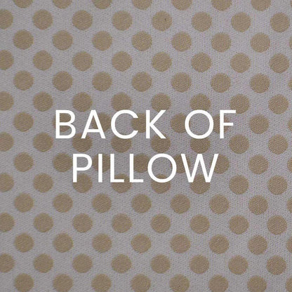 Polka Dots Cream Throw Pillow With Insert - LOOMLAN - D.V. Kap - Throw Pillows