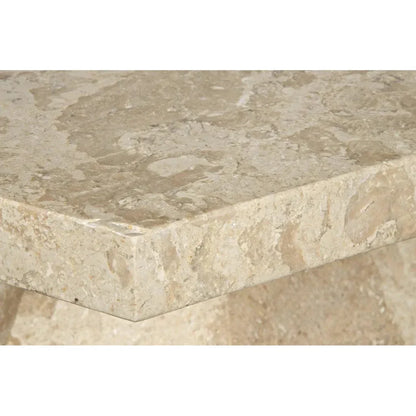 Polyhedron Geometric Marble Side Table