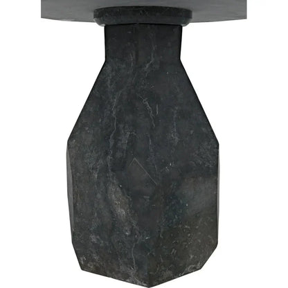 Polyhedron Geometric Marble Side Table