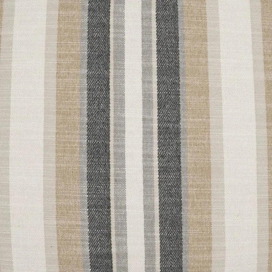 Ponce Western Chic Stripes Tan Large Throw Pillow - LOOMLAN - D.V. Kap - Throw Pillows