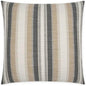 Ponce Western Chic Stripes Tan Large Throw Pillow - LOOMLAN - D.V. Kap - Throw Pillows