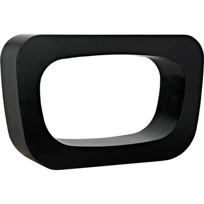 Ponte Console, Black Steel - LOOMLAN - Noir - Console Tables