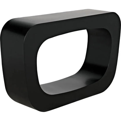 Ponte Console, Black Steel - LOOMLAN - Noir - Console Tables