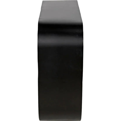 Ponte Console, Black Steel - LOOMLAN - Noir - Console Tables