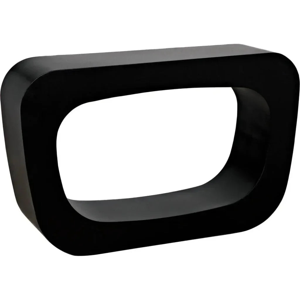 Ponte Console, Black Steel - LOOMLAN - Noir - Console Tables