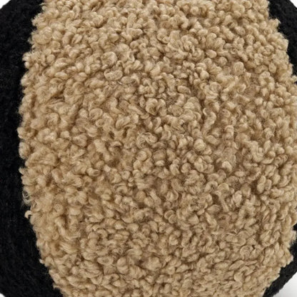 Poodle Ball II Jet Black Throw Pillow Insert - LOOMLAN - D.V. Kap - Throw Pillows