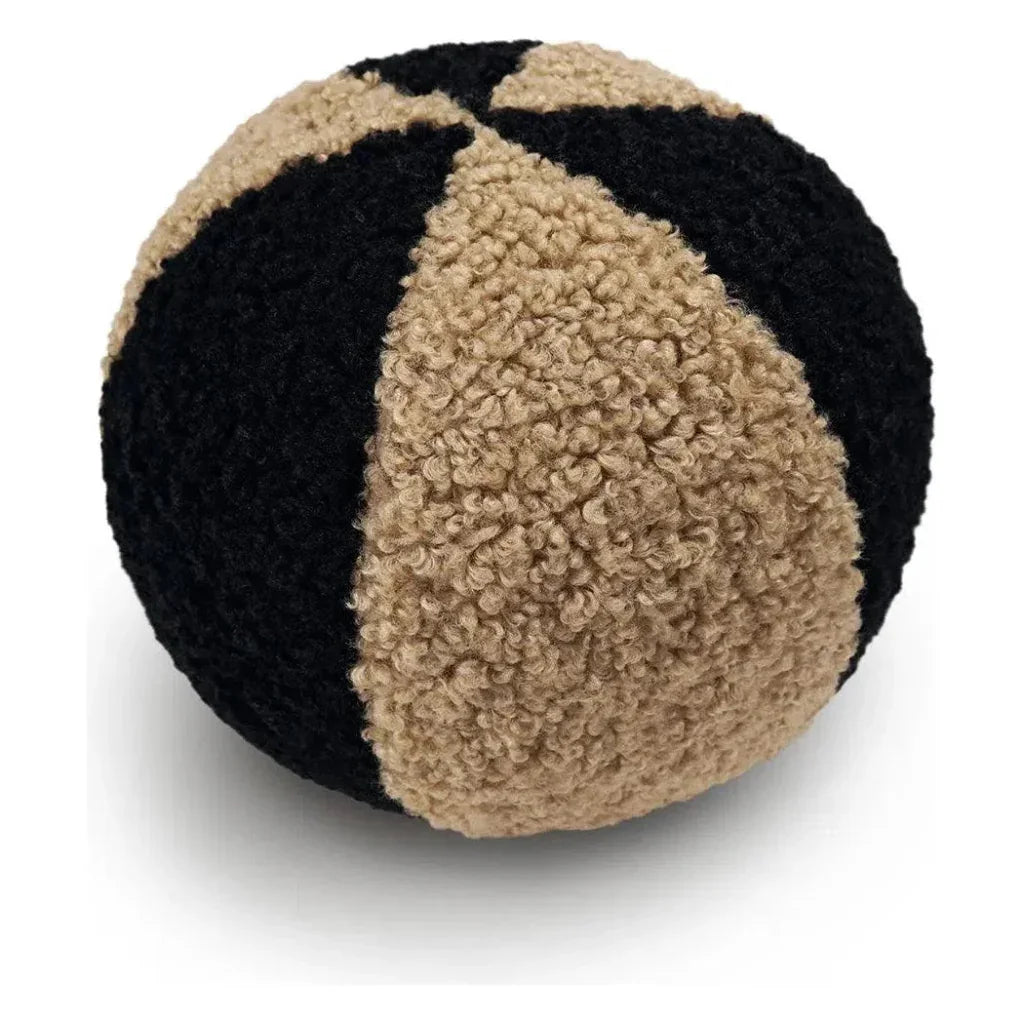 Poodle Ball II Jet Black Throw Pillow Insert - LOOMLAN - D.V. Kap - Throw Pillows