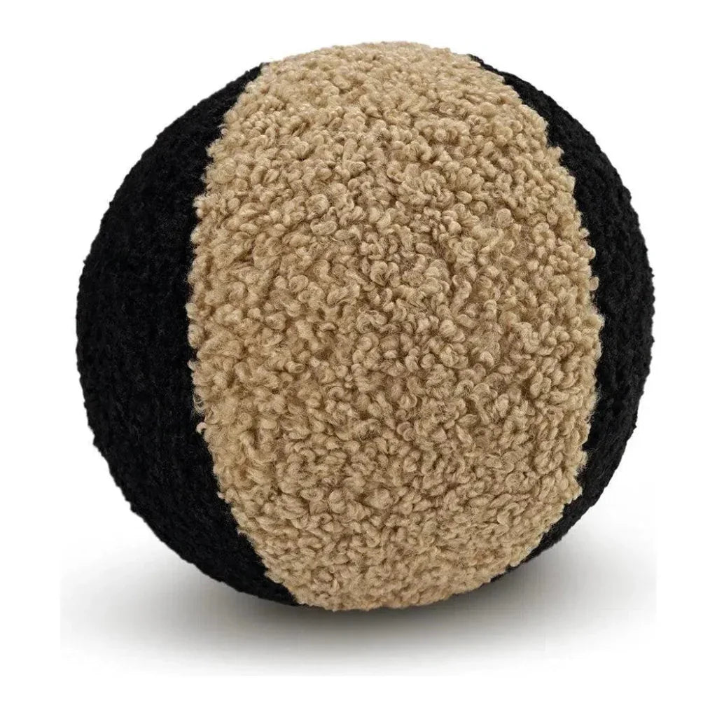 Poodle Ball II Jet Black Throw Pillow Insert - LOOMLAN - D.V. Kap - Throw Pillows