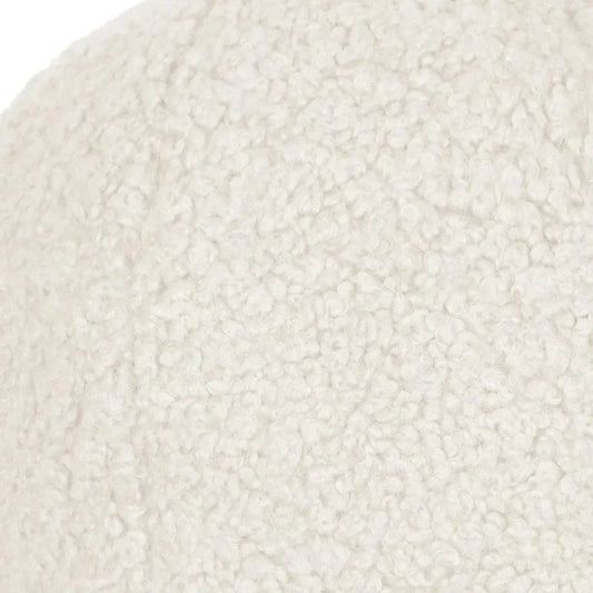 Poodle Ball Ivory Throw Pillow With Insert - LOOMLAN - D.V. Kap - Throw Pillows