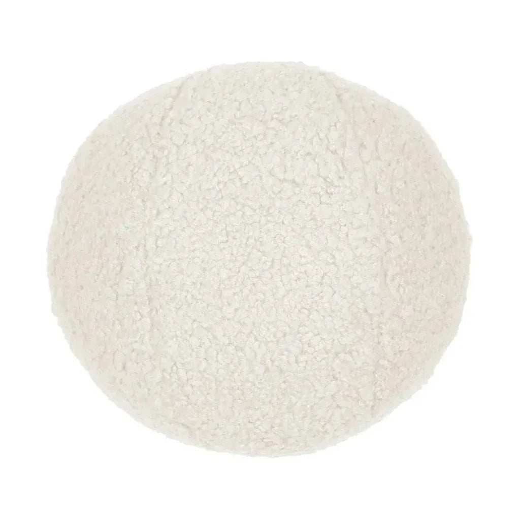 Poodle Ball Ivory Throw Pillow With Insert - LOOMLAN - D.V. Kap - Throw Pillows