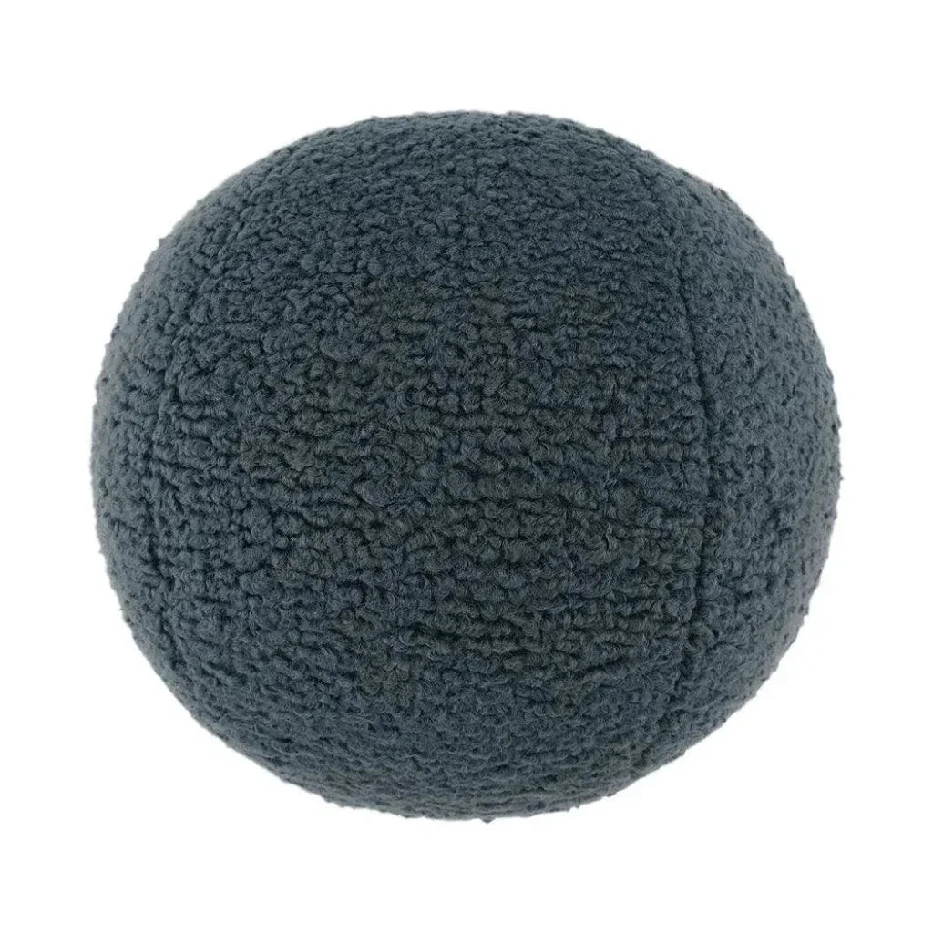 Poodle Ball Mineral Grey Throw Pillow Insert - LOOMLAN - D.V. Kap - Throw Pillows