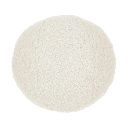 Poodle Ball Off - White Throw Pillow Insert - LOOMLAN - D.V. Kap - Throw Pillows