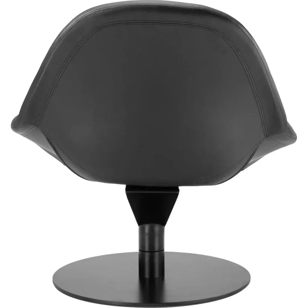 Poole Wood & Steel Black Accent Chair - LOOMLAN - Zuo Modern - Accent Chairs