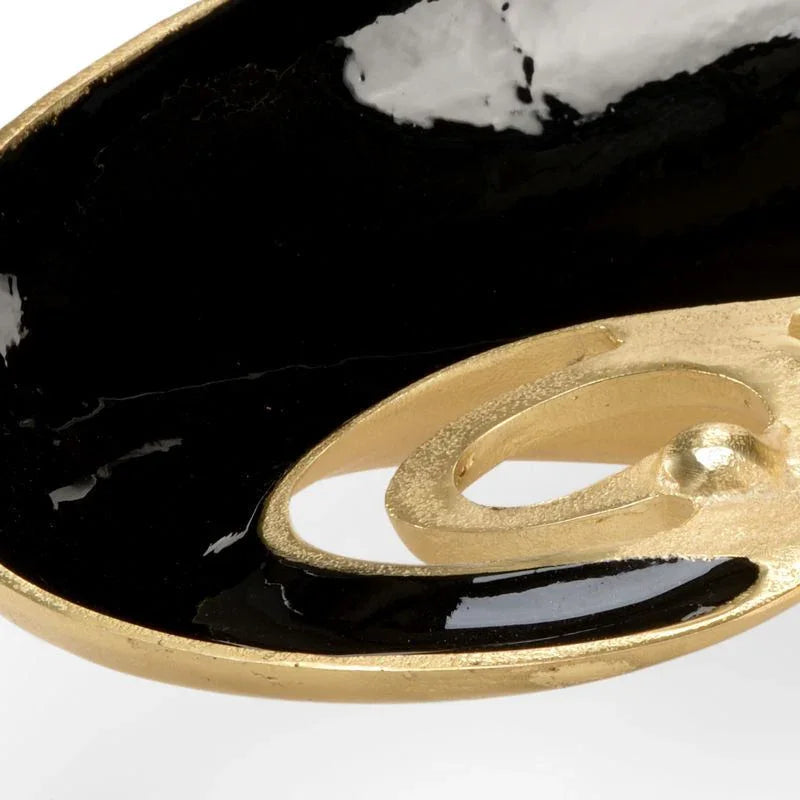 Pop Of Paisley Black Tray - LOOMLAN - Wildwood - Trays