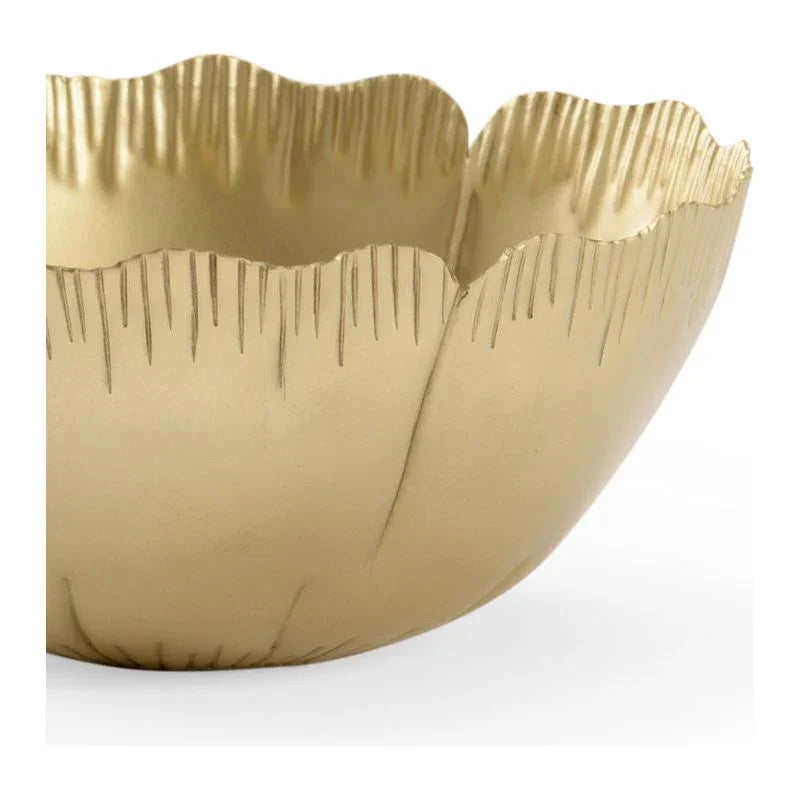 Poppy Decorative Metal Bowl - LOOMLAN - Chelsea House - Boxes & Bowls