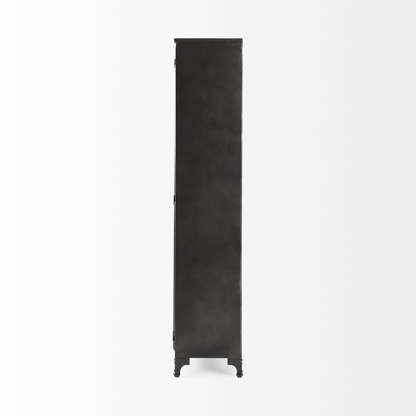 Poppy Metal Black Bookcase