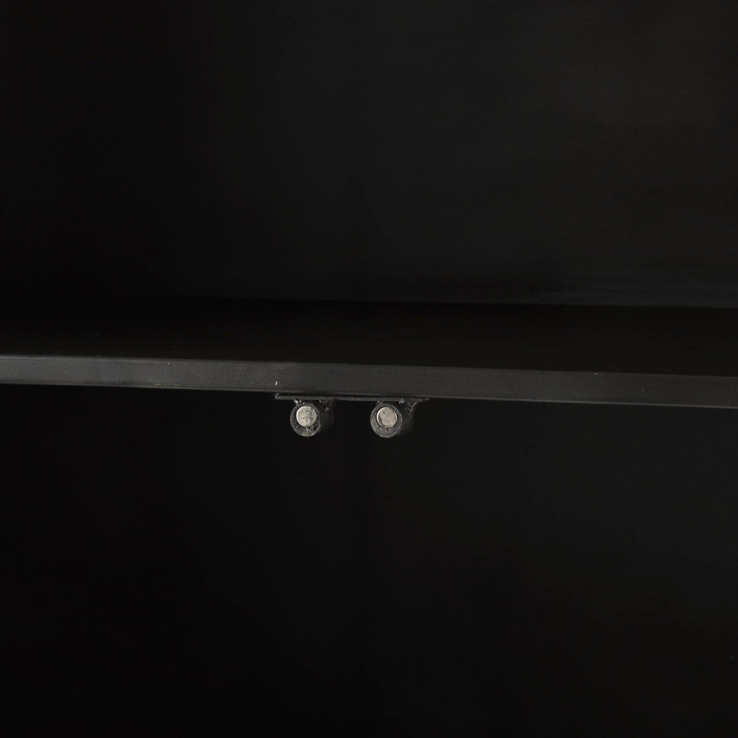 Poppy Metal Black Bookcase