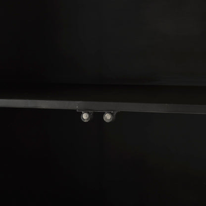 Poppy Metal Black Bookcase