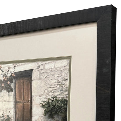Porte Glass Front Grey Framed Wall Art 2PC