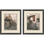 Porte Glass Front Grey Framed Wall Art 2PC