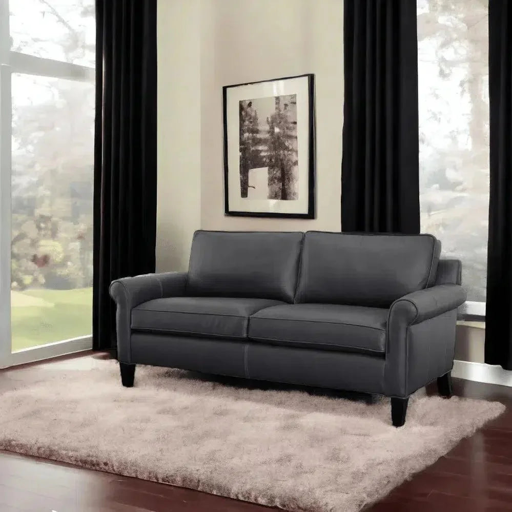 Portman Handcrafted Leather Sofa Is - LOOMLAN - Uptown Sebastian - Sofas & Loveseats