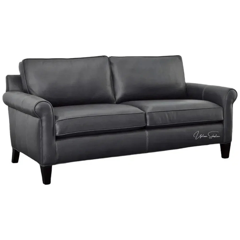 Portman Handcrafted Leather Sofa Is - LOOMLAN - Uptown Sebastian - Sofas & Loveseats
