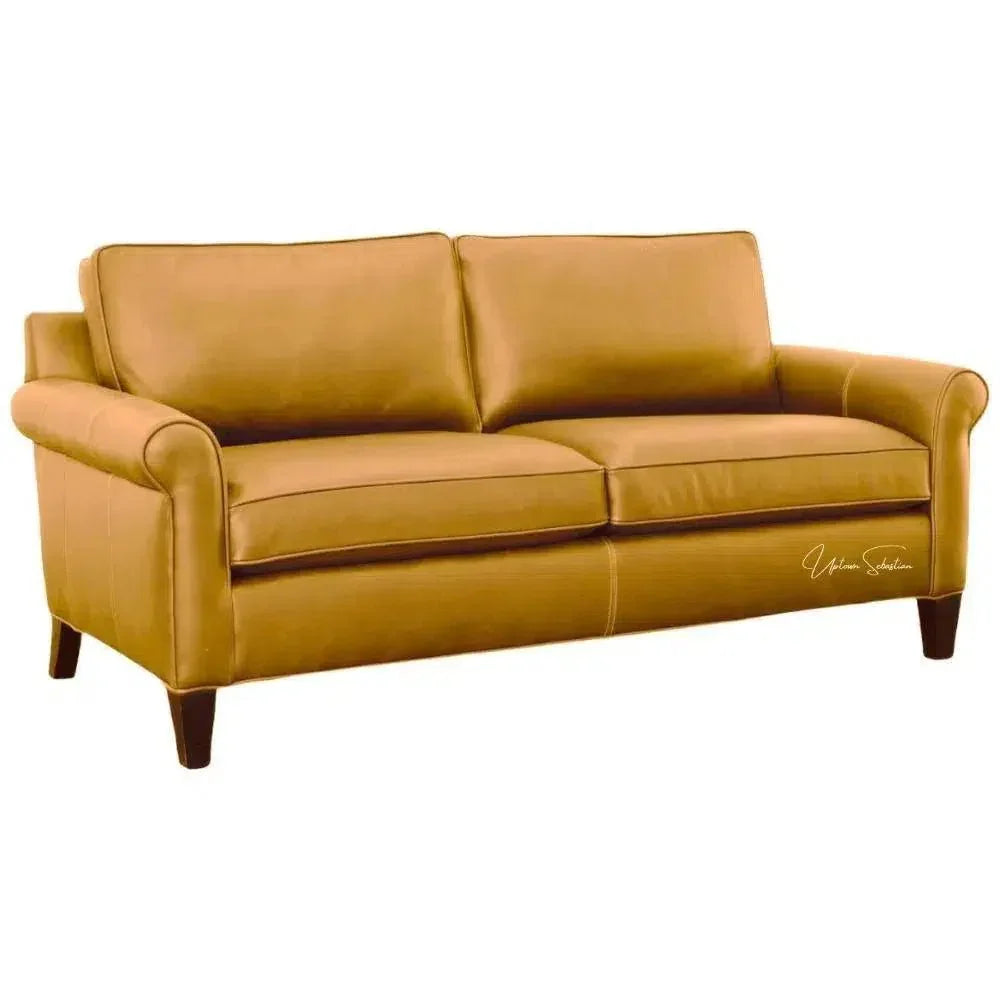 Portman Handcrafted Leather Sofa Is - LOOMLAN - Uptown Sebastian - Sofas & Loveseats