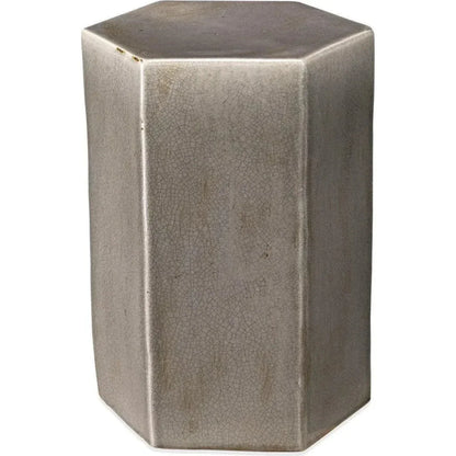 Porto Ceramic Hexagon Side Table