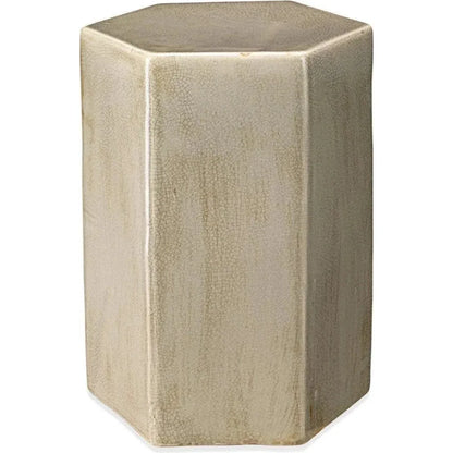 Porto Ceramic Hexagon Side Table