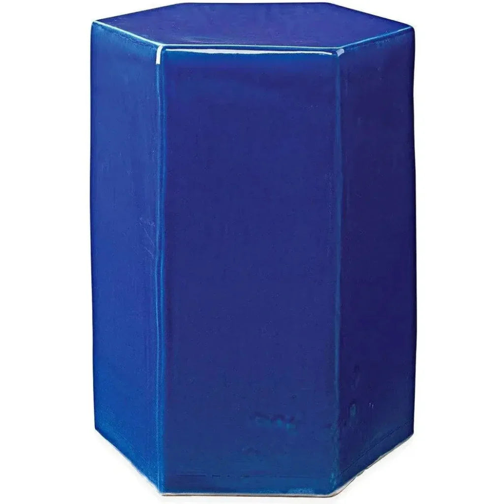 Porto Ceramic Hexagon Side Table