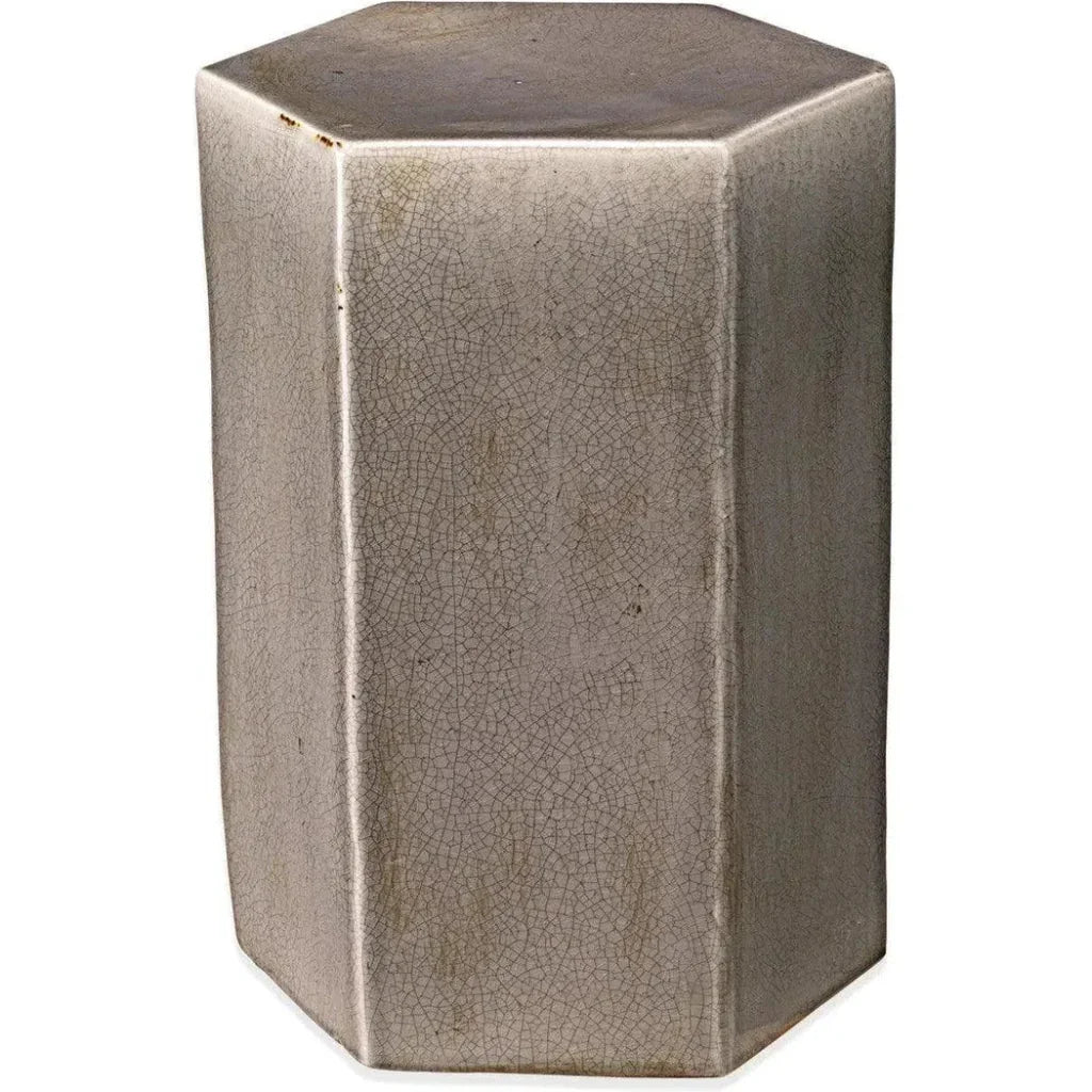 Porto Ceramic Hexagon Side Table