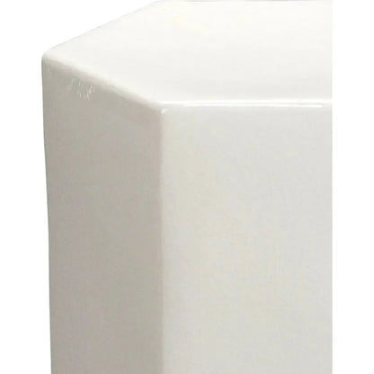 Porto Ceramic Hexagon Side Table