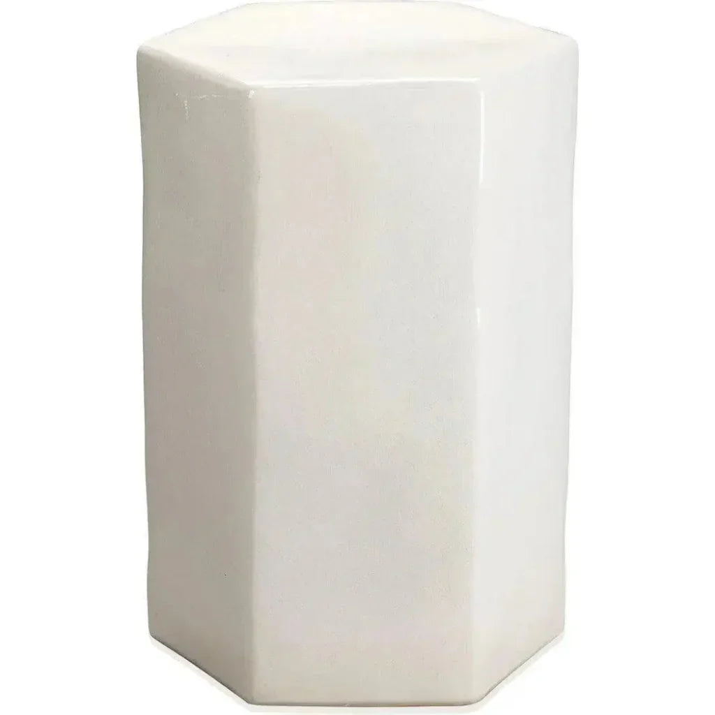 Porto Ceramic Hexagon Side Table