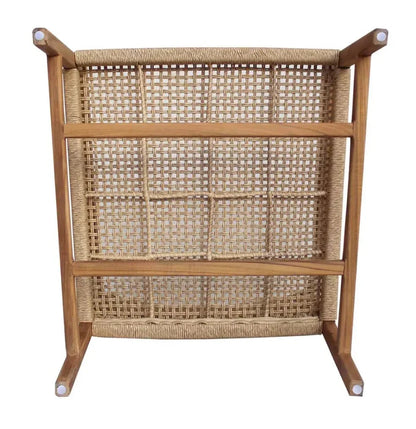 Porto Wood Framed Patio Occasional Chair-Outdoor Accent Chairs-Artesia-LOOMLAN