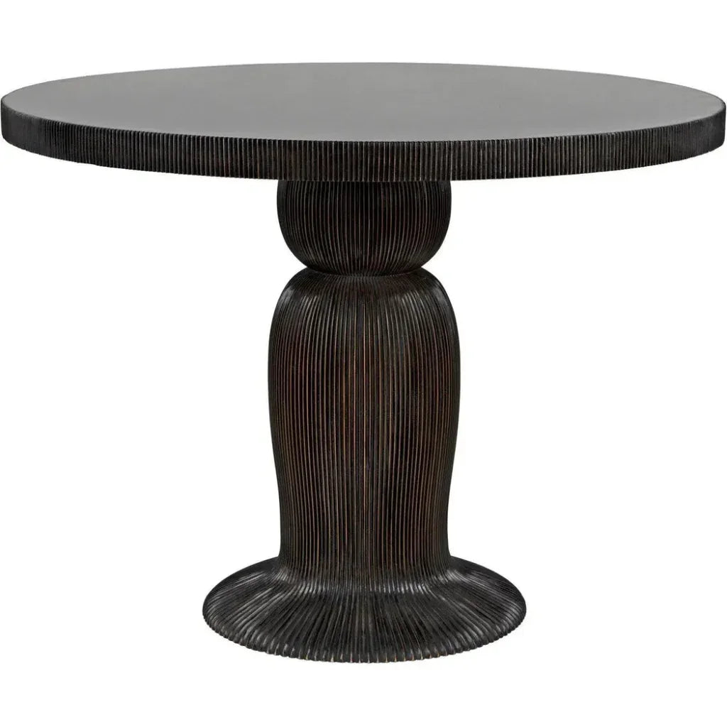 Portobello Dining Table Hand Made-Dining Tables-Noir-LOOMLAN