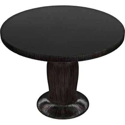 Portobello Dining Table Hand Made-Dining Tables-Noir-LOOMLAN