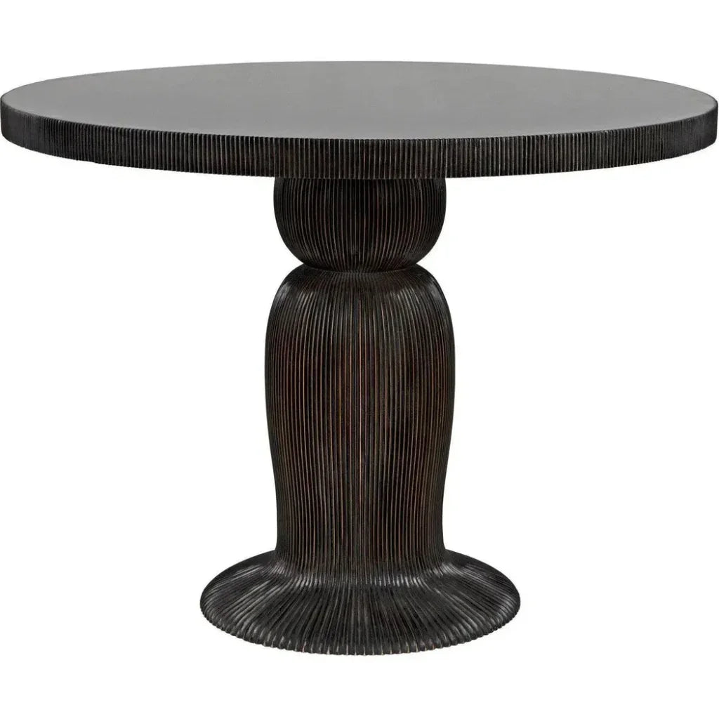 Portobello Dining Table Hand Made-Dining Tables-Noir-LOOMLAN