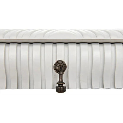 Portuguese Carved Wooden Desk-Home Office Desks-Noir-LOOMLAN