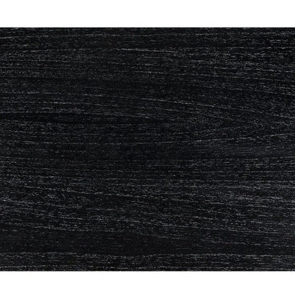 Portuguese Desk, Small Two Drawer Writing Table-Home Office Desks-Noir-LOOMLAN