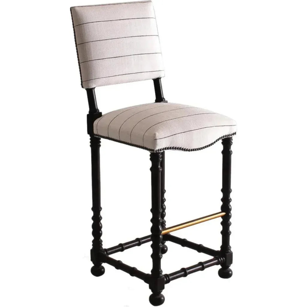 Portuguese Textile Barstool - LOOMLAN - Peninsula Home - Bar Stools