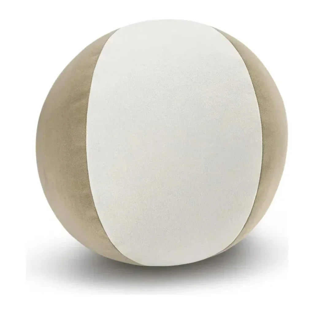 Posh Ball II Latte Brown Throw Pillow Insert - LOOMLAN - D.V. Kap - Throw Pillows